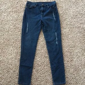Indigo Denim Stretch / Distressed Jeans